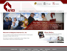 Tablet Screenshot of kaci.com